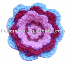 Crochet flower (Crochet fleur)