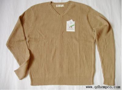 bamboo/cotton V-neck rib sweater (bamboo/cotton V-neck rib sweater)