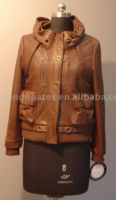 lady`s leather jacket (lady`s leather jacket)