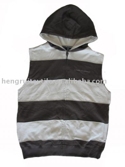 zipper front vest (glissière devant gilet)