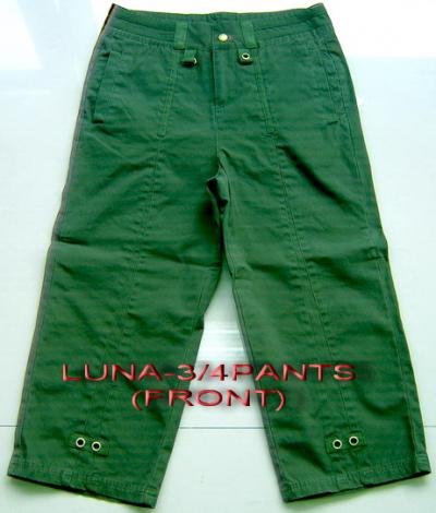 Ladies `3 / 4 pants (Ladies `3 / 4 pants)