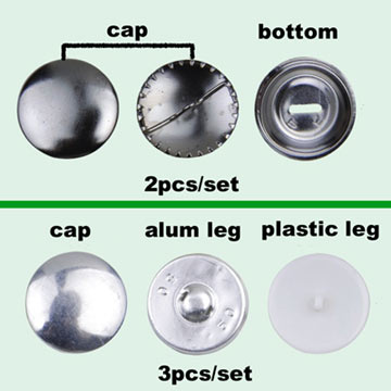 Alum Covered Button (Alum couvert Button)