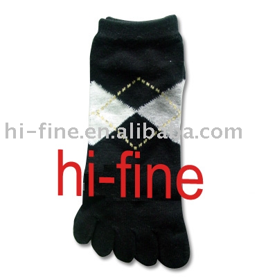 jacquard five-toe socks (jacquard five-toe socks)