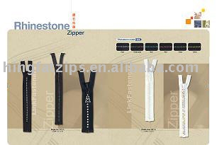 rhinestone zipper (rhinestone zipper)