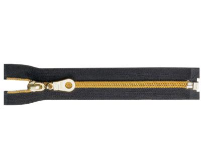 5# nylon plated gold zipper o/e (5 # Nylon vergoldet Reißverschluss o / e)
