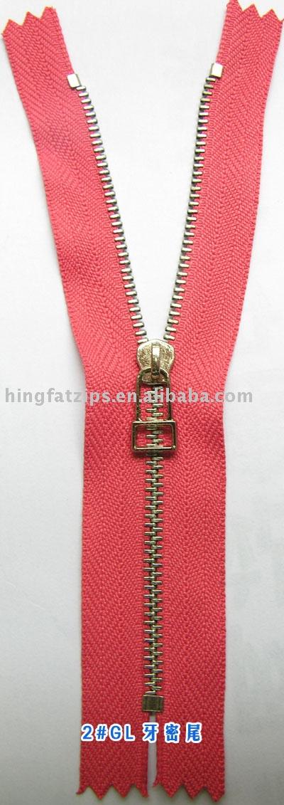 GL teeth zipper (GL Zähne Reißverschluss)