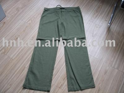 45% linen 55% cotton trousers (45% linen 55% cotton trousers)