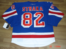 RANGERS :#82 Straka jersey (Rangers: # 82 Страка Джерси)