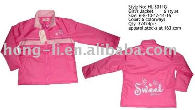 Girl`s jacket in stock (Girl`s jacket in stock)
