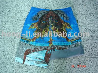 Men`s reversible print shorts