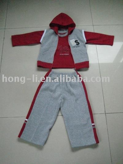 Boys brushed fleece 3 sets (Boys brushed fleece 3 sets)