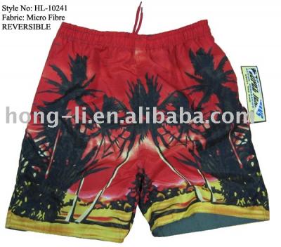 In stock men`s reversible beach shorts (In stock men`s reversible beach shorts)