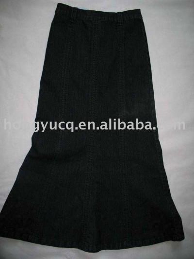 Ladies` Jeans skirt (Ladies `jupe Jeans)