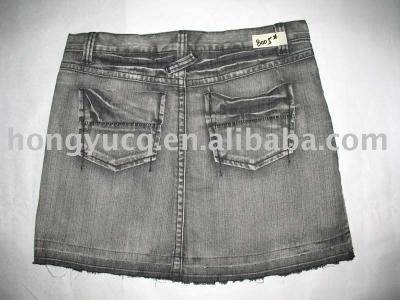 Ladies` Jeans skirt (Ladies `jupe Jeans)