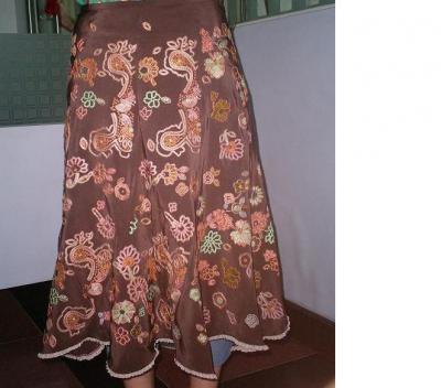 silk embroidered dress (вышитые шелком платья)