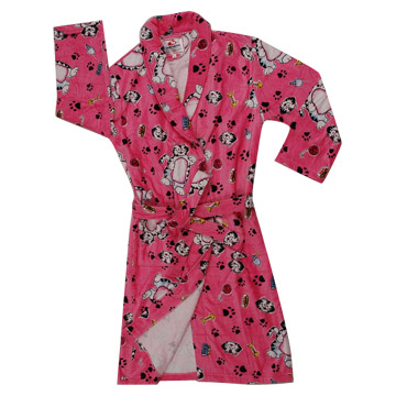 Active Printed Bathrobe (Active Printed Bathrobe)