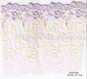 trimming lace with glitter (Trimmen Spitze mit glitter)