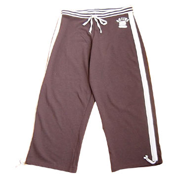 Women`s French Terry 3/4 Pants (HT-S002) (Women`s French Terry 3/4 Pants (HT-S002))