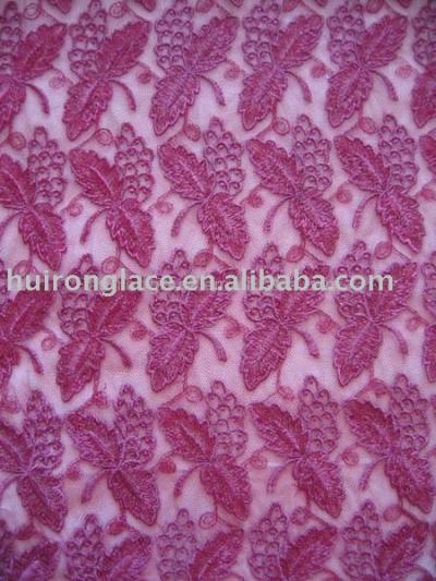 Net Lace with Embroidery (Чистая кружево с вышивкой)