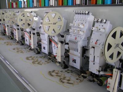 mix-head embroidery machine (Mix-Kopf-Stickmaschine)