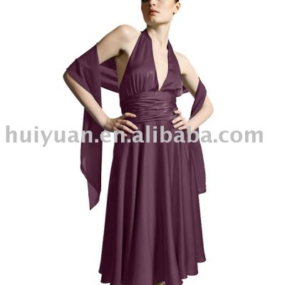 silk evening dress (silk evening dress)