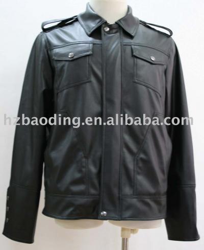 men`s leather jacket (les hommes s `veste en cuir)