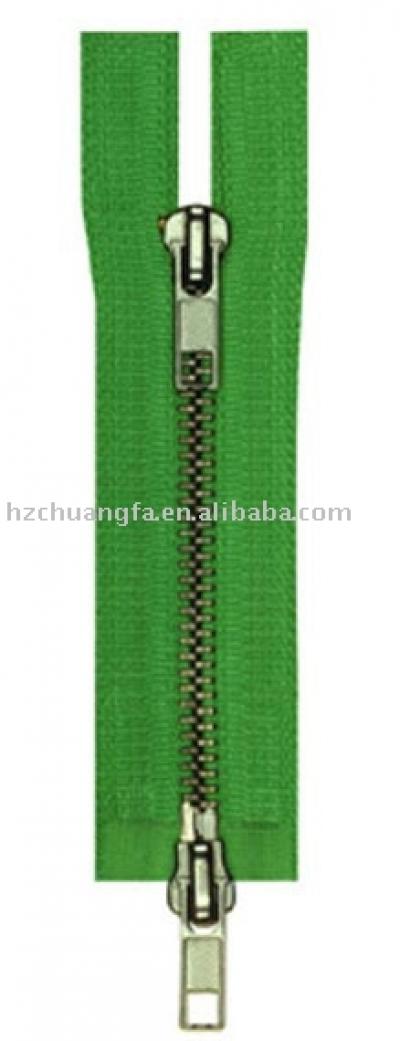 metal zipper