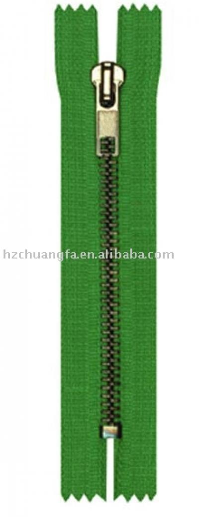 metal zipper