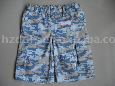 kid`s cotton printed pants (Kid `S хлопок печатный брюки)