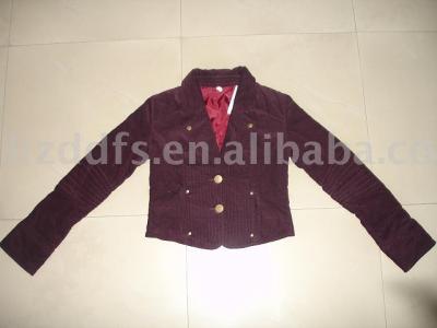 ladies` corduroy winter cotton coat (ladies` corduroy winter cotton coat)