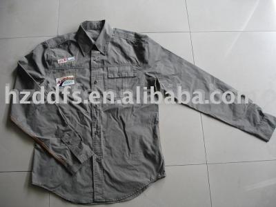 men`s poplin long sleeve shirt (men`s poplin long sleeve shirt)