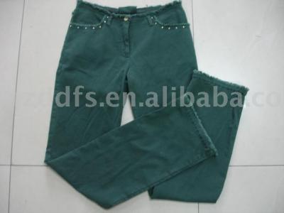 ladies` corduroy casual trousers (ladies` corduroy casual trousers)