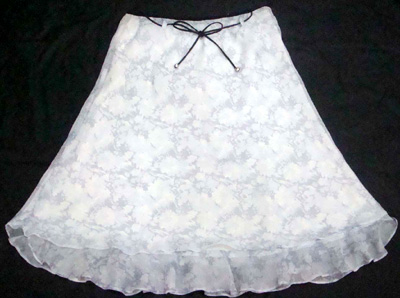 Ladies` georgette skirt (Ladies` georgette skirt)