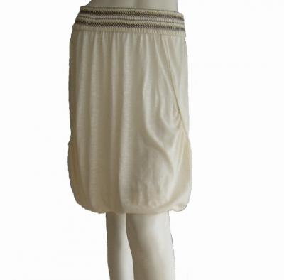 Knitted Skirt. Slub, bamboo node fabric,spandex (Knitted Skirt. Slub, bamboo node fabric,spandex)