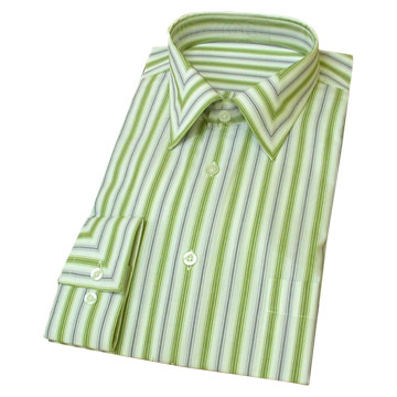 CVC Yarn-Dyed Men`s Shirt (CVC Yarn-Dyed Men `s Shirt)