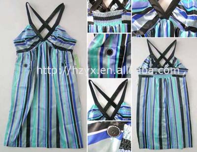 Ladies` silk dress