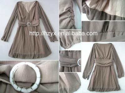 Ladies` silk dress