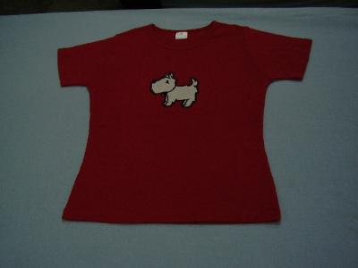 Kid`s, Short Sleeve T-shirt Felt Applique (Kid `S, короткий рукав футболки Войлок Апликация)