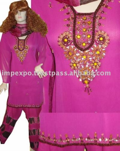 Ladies` Fashion Shalwar Kameez (Item No. Impexpoladies44) (Ladies `Fashion Shalwar Kameez (No. Impexpoladies44))