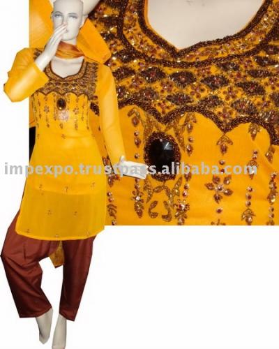 Ladies` Fashion Shalwar Kameez (Item No. Impexpoladies46) (Ladies `Fashion Shalwar Kameez (No. Impexpoladies46))