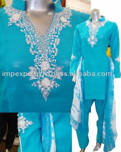 Ladies `Cotton Shalwar Kameez (Art.-Nr. Impexpocotton01) (Ladies `Cotton Shalwar Kameez (Art.-Nr. Impexpocotton01))