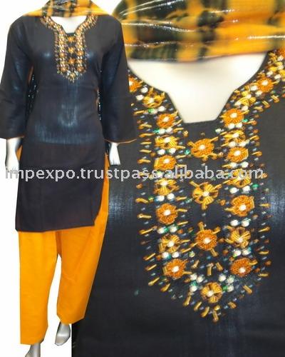 Ladies Cotton Shalwar Kameez (Item No. Impexpocotton07) (Ladies Cotton Shalwar Kameez (Item No. Impexpocotton07))
