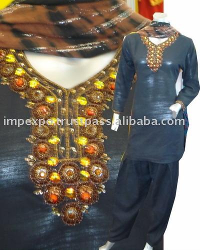 Ladies Cotton Shalwar Kameez (Item No. Impexpocotton03) Dress (Ladies Cotton Shalwar Kameez (Item No. Impexpocotton03) Dress)