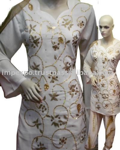 Ladies Shalwar Kameez (Full Front Metal Work) (Ladies Shalwar Kameez (Full Front Metal Work))