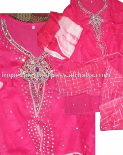 Ladies` Fashion wear: Handmade Naga Tikki %26 Gala Kerhai (Ladies` Fashion wear: Handmade Naga Tikki %26 Gala Kerhai)