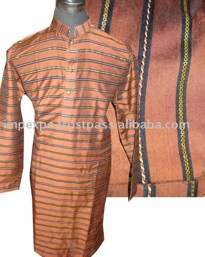 Men`s Fashion Kurta (Stuff: Indian Silk) : Sitara Work (Item No. Impexpokurta09) (Men`s Fashion Kurta (Stuff: Indian Silk) : Sitara Work (Item No. Impexpokurta09))