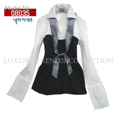 # 08035 Luxury Blouse With Tie (# 08035 Luxury Blouse With Tie)