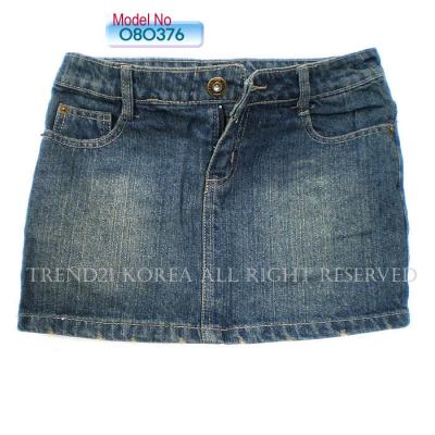 # 080376 Denim Jean Skirt (# 080376 Denim Jean Skirt)
