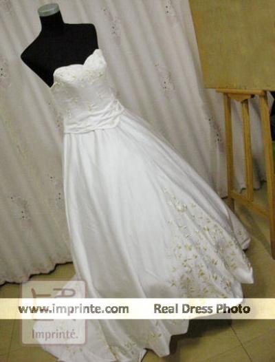 Imprinte. Tailor-made Wedding dress Wedding Gown FA-1619 (Imprinte. Tailor-made Robe de mariée Robe de mariée FA-1619)