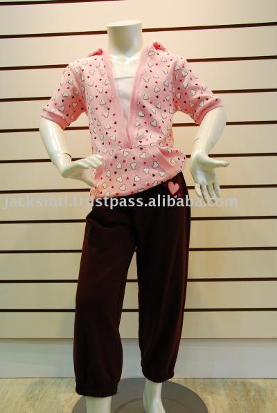 7-16 Girl`s / Kids / Children Capri Set (7-16 Girl`s / Kids / Children Capri Set)